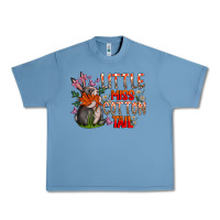 Pebble Blue Little Miss Cotton Tail Urban Heavy Tee - CowhideDigitalArt