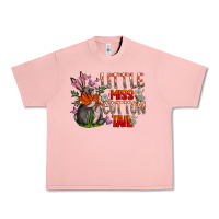 Salmon Little Miss Cotton Tail Urban Heavy Tee - CowhideDigitalArt