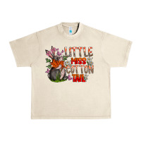 Sandshell Little Miss Cotton Tail Urban Heavy Tee - CowhideDigitalArt