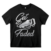 Get Faded Barber Barbershop Hairdresser Pullover Hoodie Heavy Core Tee | Teevron