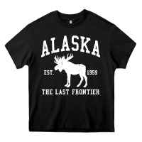 Black alaska Heavy Core Tee - linhVisuals
