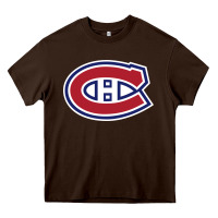 Chocolate Brown the canadiens Heavy Core Tee - linhVisuals