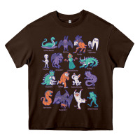 Chocolate Brown cryptid creatures   mythology Heavy Core Tee - linhVisuals