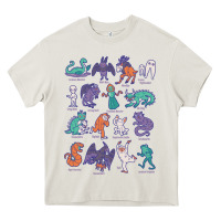 Cream cryptid creatures   mythology Heavy Core Tee - linhVisuals