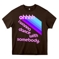 Chocolate Brown ohhhhh i wanna dance with somebody Heavy Core Tee - linhVisuals