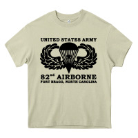 Mossy army 82nd airborne Heavy Core Tee - linhVisuals