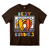 Chocolate Brown best buddies has landed Heavy Core Tee - linhVisuals