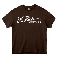 Chocolate Brown bc rich guitar Heavy Core Tee - linhVisuals