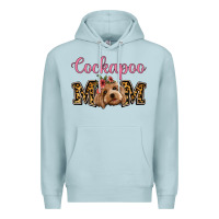 Blue Mist Cockapoo Mom Premium Hoodie - Jasminsmagicworld