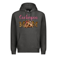 Charcoal Heather Cockapoo Mom Premium Hoodie - Jasminsmagicworld