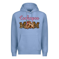 Colony Blue Cockapoo Mom Premium Hoodie - Jasminsmagicworld