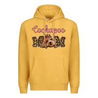 Mustard Cockapoo Mom Premium Hoodie - Jasminsmagicworld
