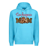 Ocean Blue Cockapoo Mom Premium Hoodie - Jasminsmagicworld
