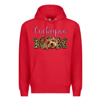 Red Cockapoo Mom Premium Hoodie - Jasminsmagicworld