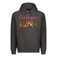 Smoke Cockapoo Mom Premium Hoodie - Jasminsmagicworld
