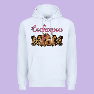 Cockapoo Mom Premium Hoodie Designed By Jasminsmagicworld