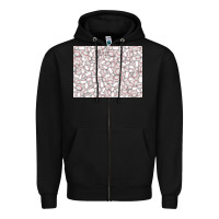 Black baseball seamless background  (3200x2400px) Zipper Hoodie - Jasminsmagicworld