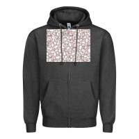 Charcoal Heather baseball seamless background  (3200x2400px) Zipper Hoodie - Jasminsmagicworld