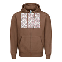 Chestnut baseball seamless background  (3200x2400px) Zipper Hoodie - Jasminsmagicworld