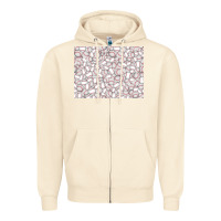 Sandshell baseball seamless background  (3200x2400px) Zipper Hoodie - Jasminsmagicworld