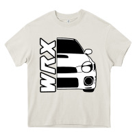 Cream W R X cars Heavy Core Tee - linhVisuals