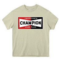 Mossy champion spark plugs company Heavy Core Tee - linhVisuals