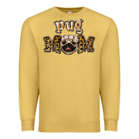Antique Gold Pug Mom Premium Sweatshirt - Jasminsmagicworld