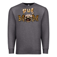 Charcoal Heather Pug Mom Premium Sweatshirt - Jasminsmagicworld