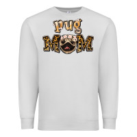 Dove Grey Pug Mom Premium Sweatshirt - Jasminsmagicworld