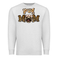 Oatmeal Heather Pug Mom Premium Sweatshirt - Jasminsmagicworld
