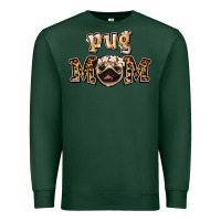 Sports Green Pug Mom Premium Sweatshirt - Jasminsmagicworld
