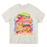 Cream psychedelic t  shirt psychedelic dream t  shirt Heavy Core Tee - linhVisuals