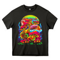 Asphalt psychedelic t  shirt psychedelic dream t  shirt Heavy Core Tee - linhVisuals
