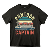 Asphalt pontoon captain vintage boating party funny gift for pontooning lover Heavy Core Tee - linhVisuals
