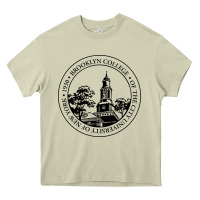Mossy brooklyn college seal Heavy Core Tee - linhVisuals