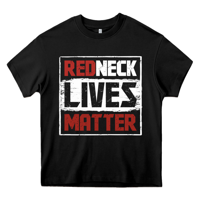 Redneck Lives Matter Distressed Heavy Core Tee by linhVisuals | Teevron