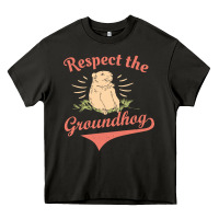 Asphalt respect the groundhog happy groundhog day vintage Heavy Core Tee - linhVisuals