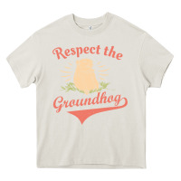 Cream respect the groundhog happy groundhog day vintage Heavy Core Tee - linhVisuals