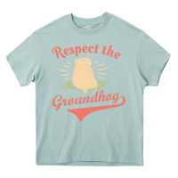 Arona respect the groundhog happy groundhog day vintage Heavy Core Tee - linhVisuals