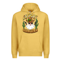 Cowboy Christmas Santa Premium Hoodie | Teevron