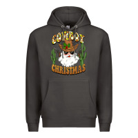 Smoke cowboy christmas santa Premium Hoodie - BarkalooDesign