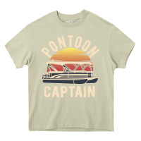 Mossy retro pontoon captain of the boat funny river cruising gift for pontoo Heavy Core Tee - linhVisuals