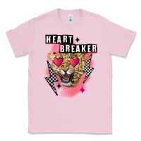 Bubblegum Pink Heart breaker Valentine's Day Classic Tee - FaDigitalArtStudio