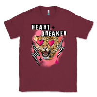 Burgundy Heart breaker Valentine's Day Classic Tee - FaDigitalArtStudio
