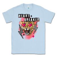 Dusty Blue Heart breaker Valentine's Day Classic Tee - FaDigitalArtStudio