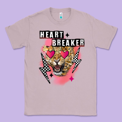Heart Breaker Valentine's Day Classic Tee Designed By Fadigitalartstudio