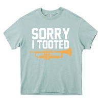Arona sorry i tooted funny trumpet player pun gift sarcastic humor quote Heavy Core Tee - linhVisuals