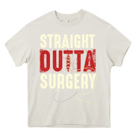 Cream straight outta surgery funny get well soon gifts post surgery supporti Heavy Core Tee - linhVisuals