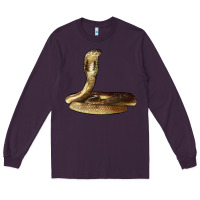 Plum king cobra snake Long Sleeve Tee - LillyAllenDesigns