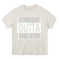Cream straight outta the gym Heavy Core Tee - linhVisuals